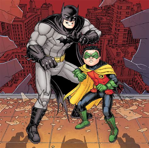 Ilustración de Grant Morrison y Damian Wayne