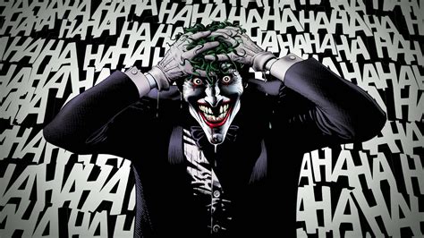 El Joker riendo