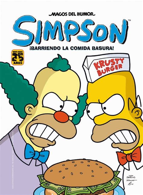 Portada de un cómic de Los Simpson