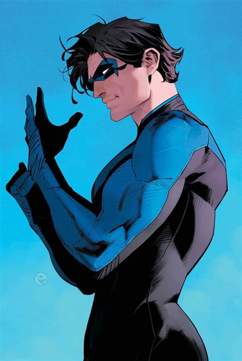 Nightwing en pose de acción