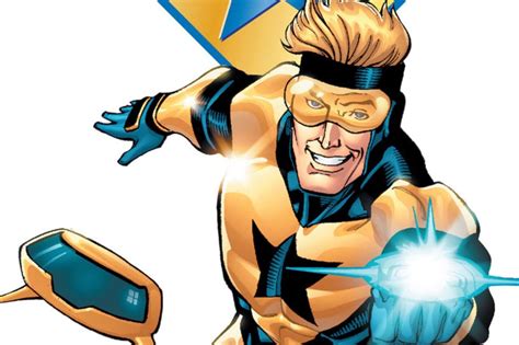 Booster Gold celebrando