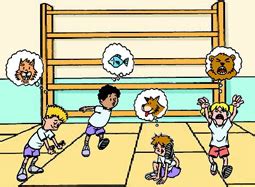 Animal Man imitando animales