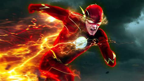 Flash corriendo a supervelocidad