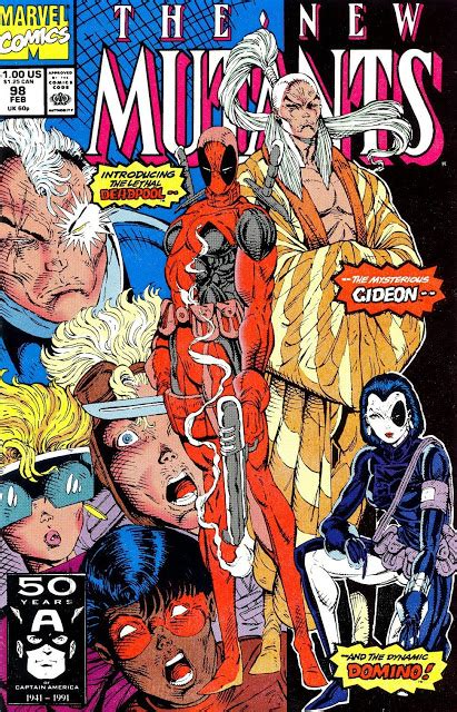Portada del cómic New Mutants #98, primera aparición de Deadpool