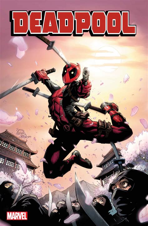 Montaje de portadas de diferentes cómics de Deadpool