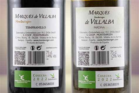 Botellas de vino de la región de Calatrava