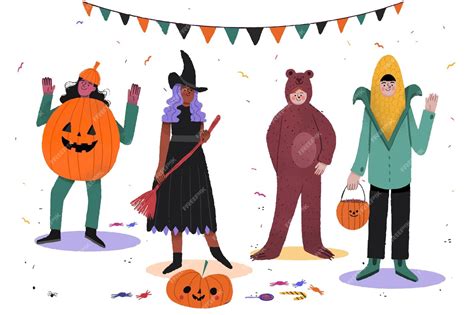 Ilustración de personas disfrazadas en un evento de cómics