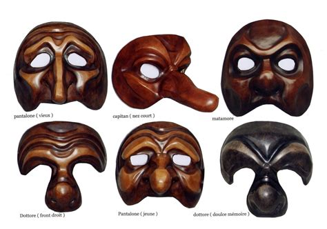 Máscaras de la Commedia dell'Arte