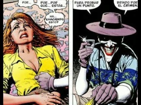 Joker disparando a Barbara Gordon