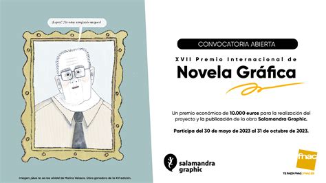 Infografía sobre las bases del premio de novela gráfica