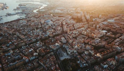 Gran plano general de un paisaje urbano