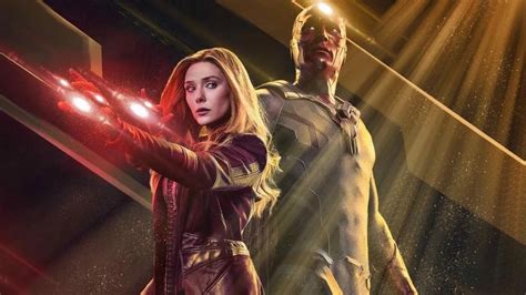 Visión y Wanda Maximoff