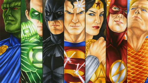 Montaje de héroes de DC: Flash, Green Lantern, Aquaman, Green Arrow, Shazam