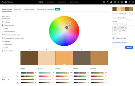 Paleta de colores y aplicación en un personaje