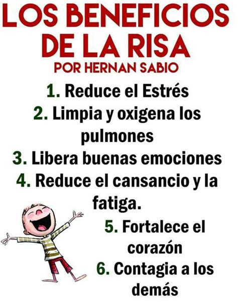 Infografía sobre los beneficios de la risa