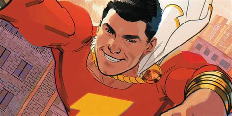 Ilustración de Billy Batson gritando 
