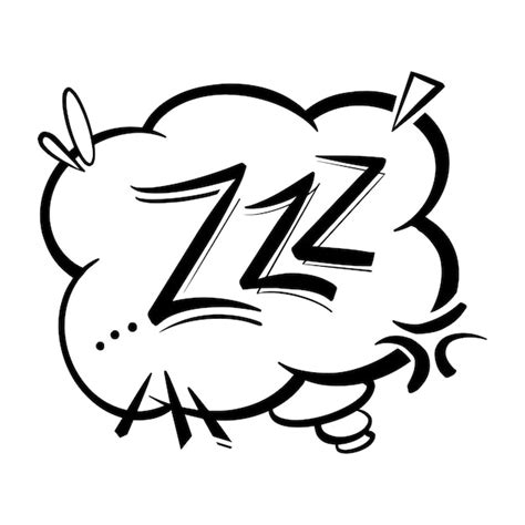 Símbolos comunes en cómics: bombilla para idea, zzz para dormir, signo de interrogación para duda