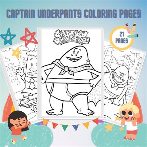 Esquema de dibujo del Capitán Calzoncillos