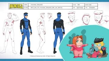 Diseño del traje de Invencible