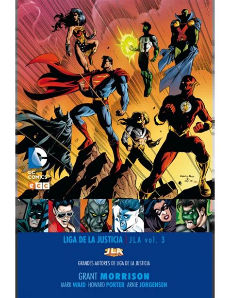 Ilustración de la Liga de la Justicia de Grant Morrison