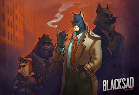 Ilustración de Blacksad