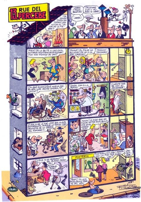 Viñeta clásica de 13, Rue del Percebe