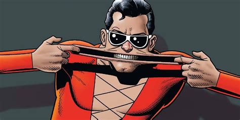 Viñeta cómica de Plastic Man