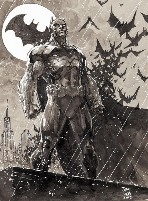 Ilustración de Jim Lee de Batman: Silencio