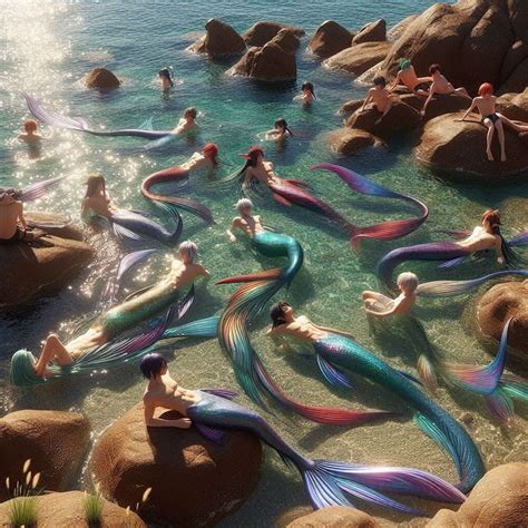 Ilustración de sirenas y tritones en el Ballet Comique de la Reine