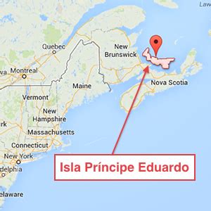 Mapa de la Isla del Príncipe Eduardo