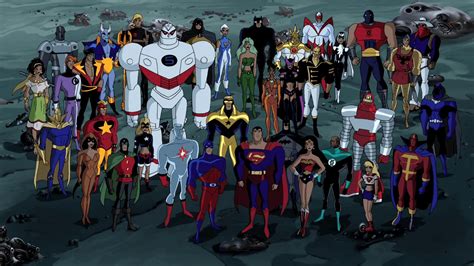 Miembros de la Sociedad Secreta en la serie animada Justice League Unlimited