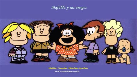Ilustración de Mafalda y sus amigos