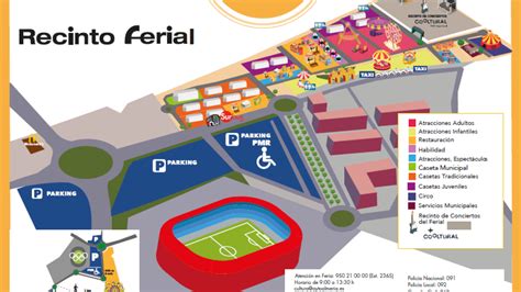 Mapa del Recinto Ferial de Fuengirola