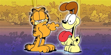 Ilustración de Garfield y Odie