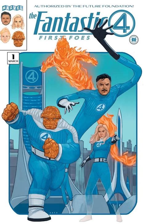 Portada de Fantastic Four #1 de la etapa de Jonathan Hickman