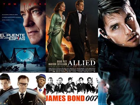 Montaje de pósters de series de espionaje de los 60