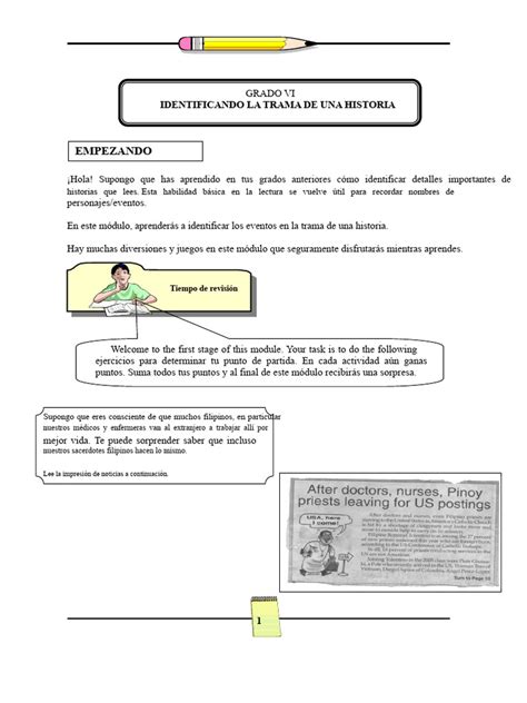 Esquema de puntos de trama de una historia