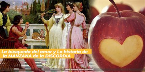 Ilustración de la manzana de la discordia