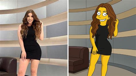 Ilustración de los Ramones al estilo de los Simpson