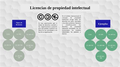 Representación gráfica de la propiedad intelectual y licencias