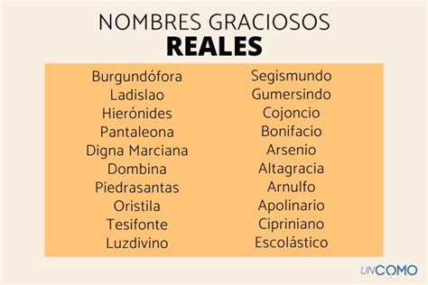 Lista de nombres graciosos para niños