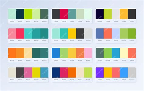 Ejemplo de paleta de colores para cómic