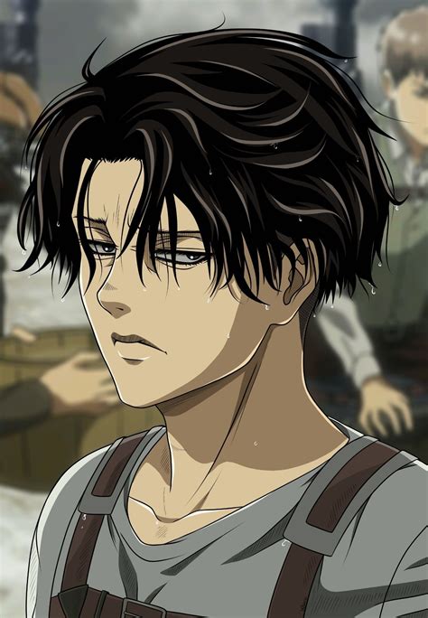 Diseño de Levi Ackerman en el anime
