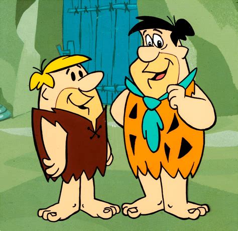 Ilustración de Pedro Picapiedra y Pablo Mármol en el cómic