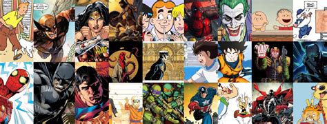 Comparativa de personajes del cómic y la serie animada