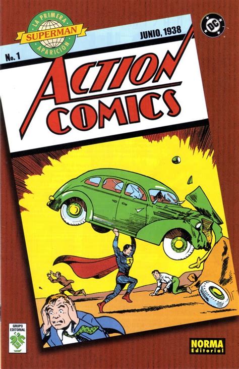 Portada de Action Comics #1 con Superman.