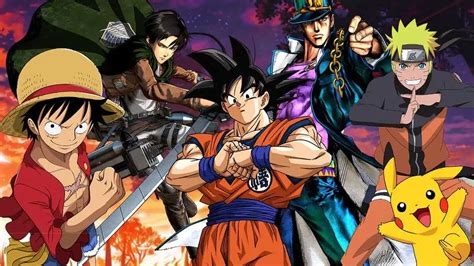 Ilustración de personajes de manga con estilos diversos