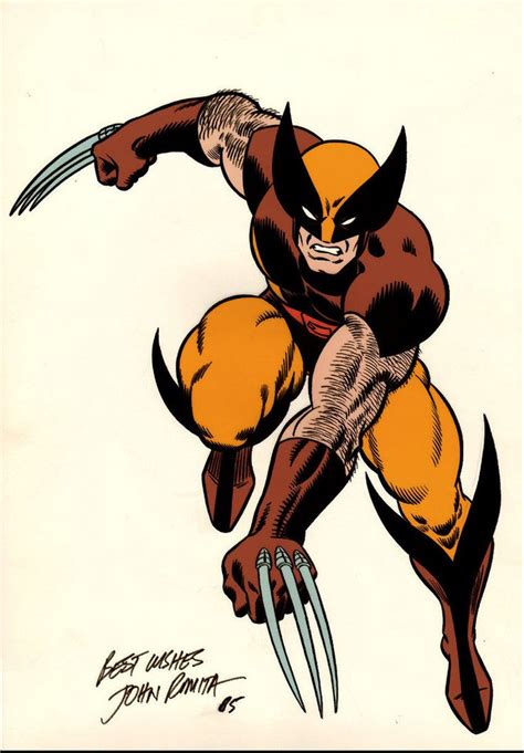 Ilustración de Wolverine por John Romita Sr.