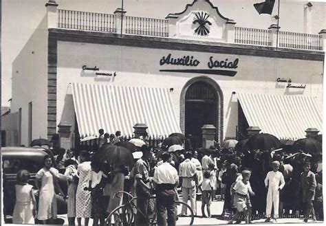 Ilustración de niños en un hogar de Auxilio Social