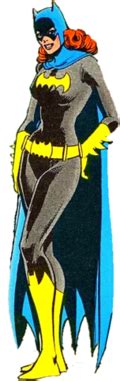 Barbara Gordon como Batgirl en una pose de acción